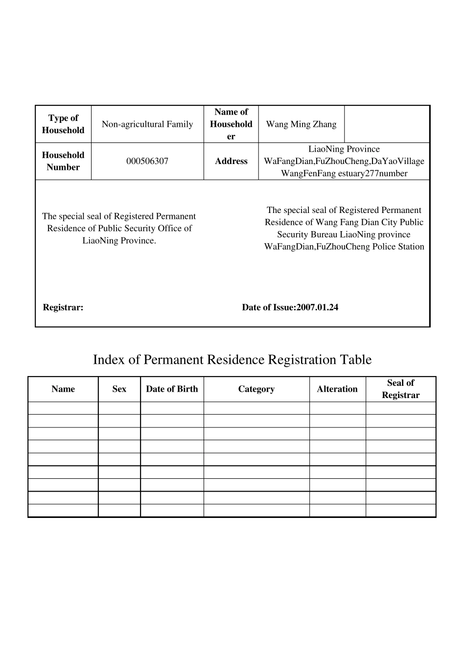 户口本英文翻译(超级)_第2页