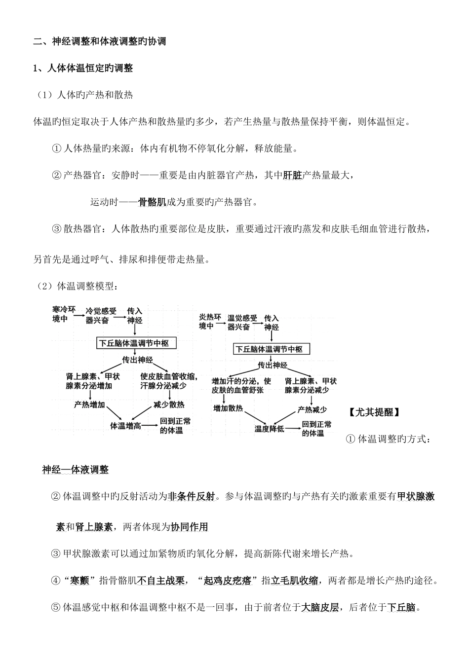 2025年神经调节与体液调节的关系知识点_第2页