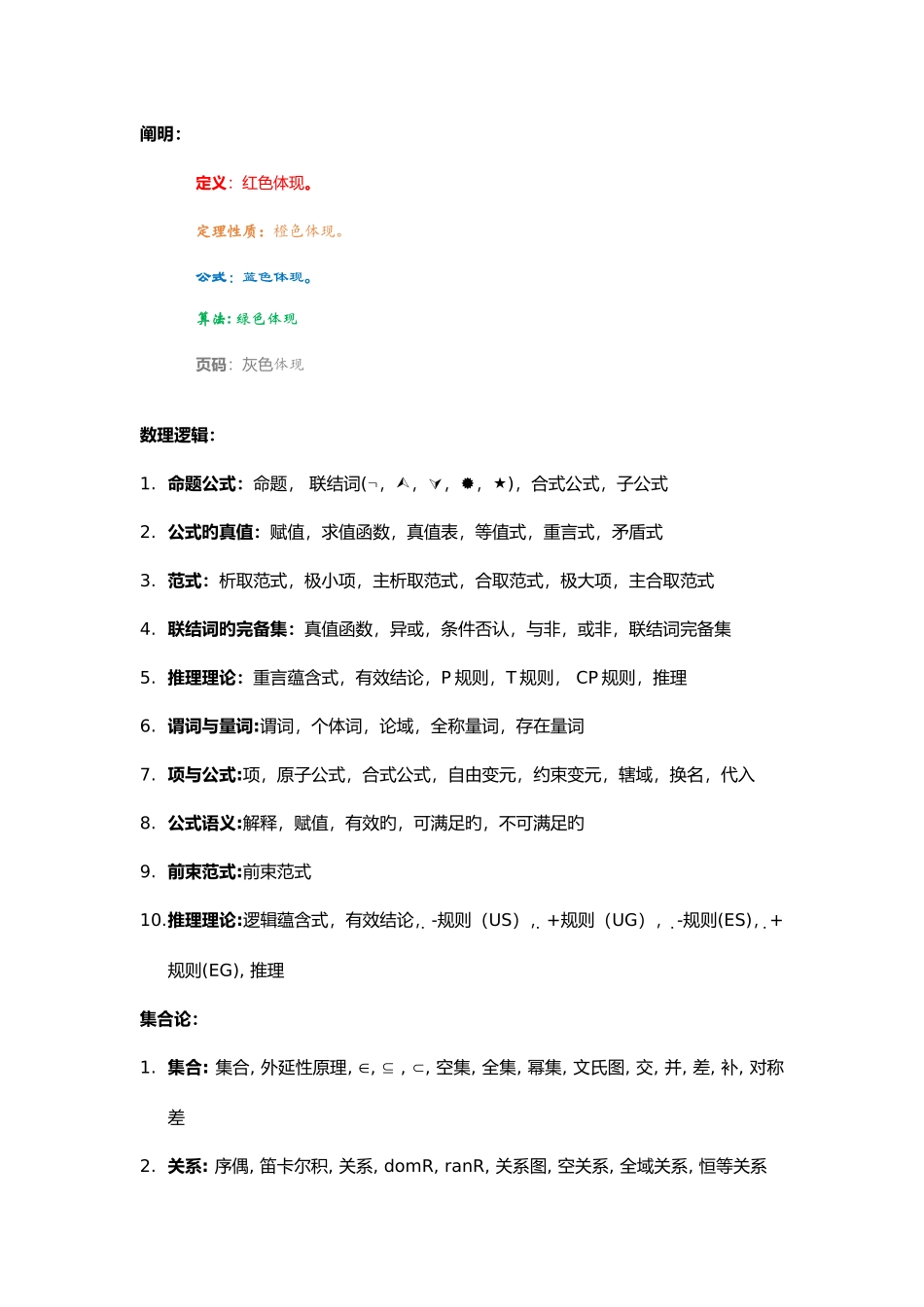 2025年离散数学知识点_第1页