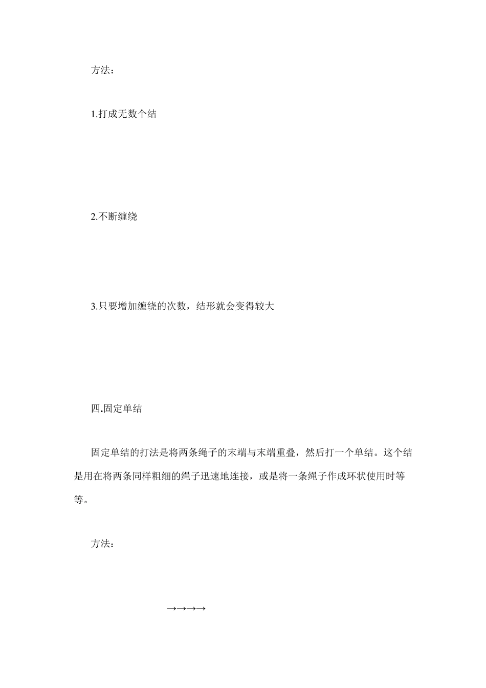 户外绳子打结方法大全_第3页