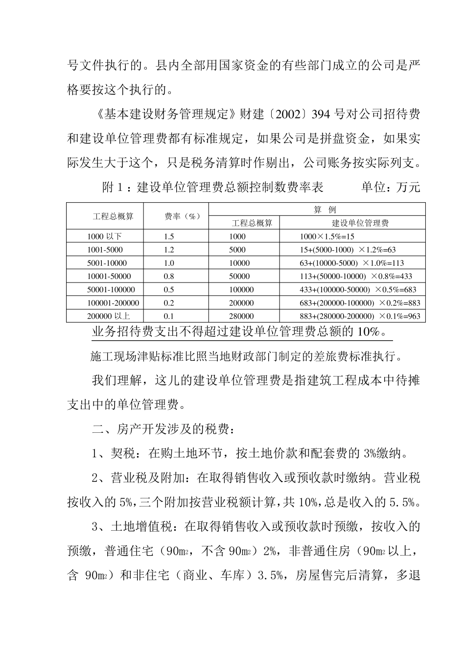 房产开发公司成本费用构成的说明_第2页