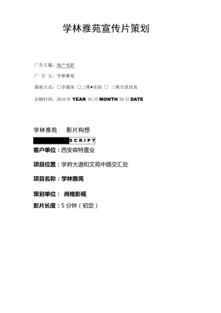 房地产三维动画