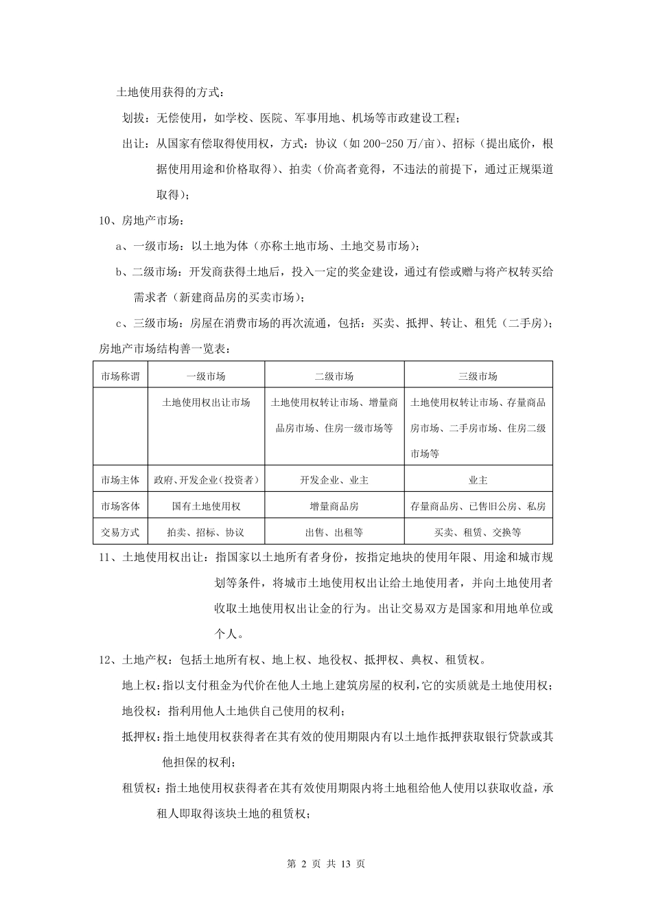 房地产专业知识培训(完全版)_第2页