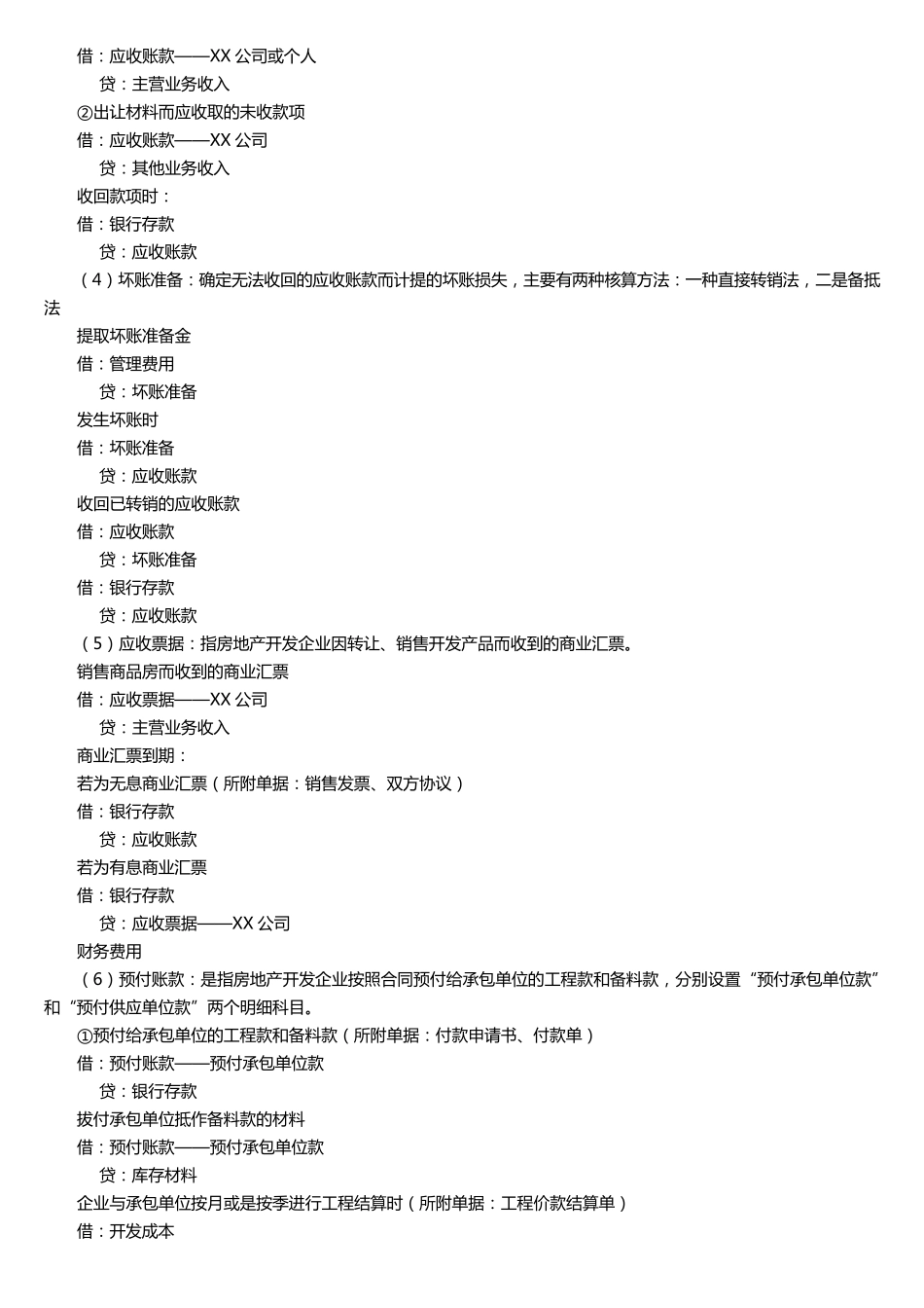 房地产会计账务处理流程房地产会计处理_第2页