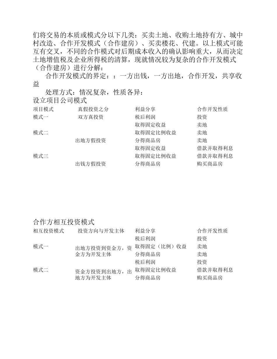 房地产公司各环节税收筹划_第3页