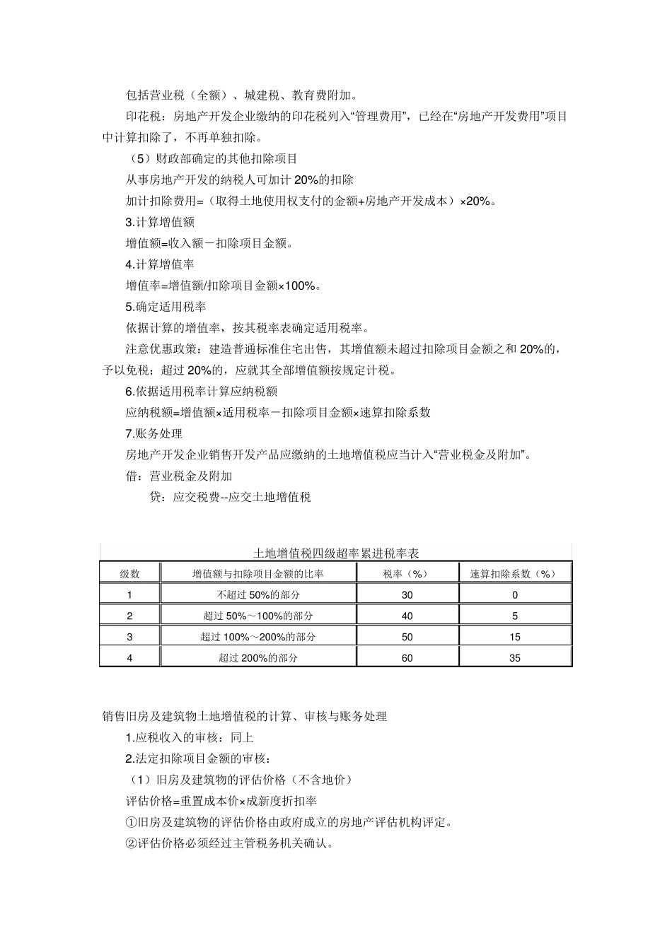 房地产开发企业土地增值税的计算_第2页