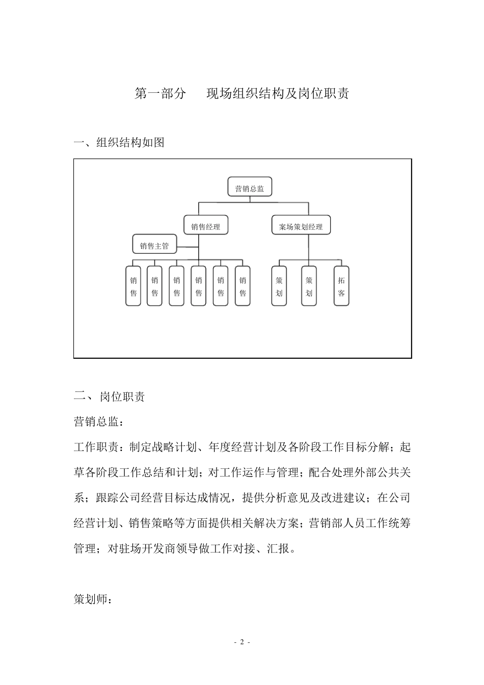 房地产营销公司管理制度_第2页