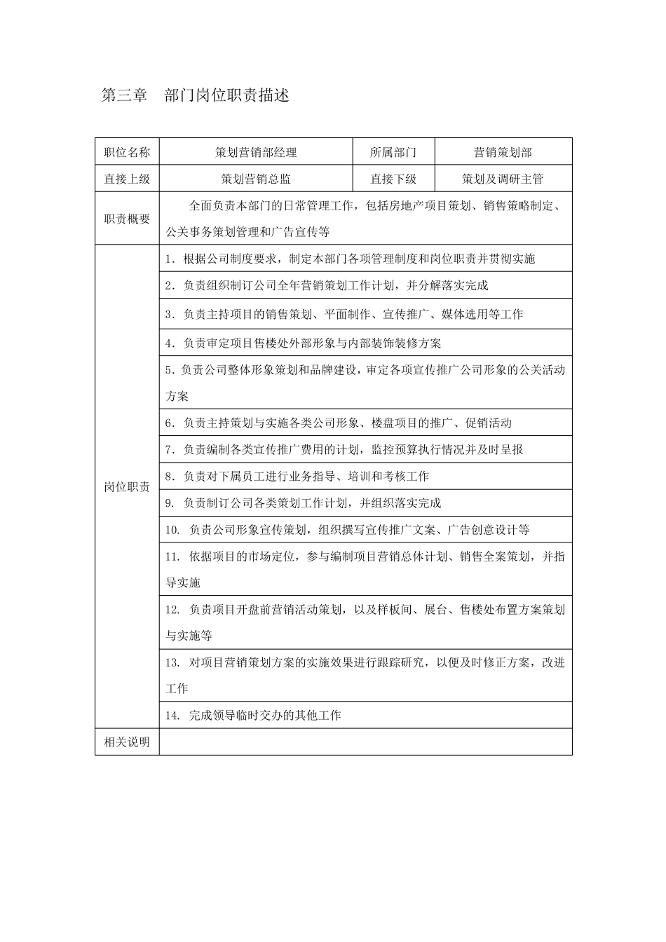 房地产营销策划管理制度及工作流程_第3页