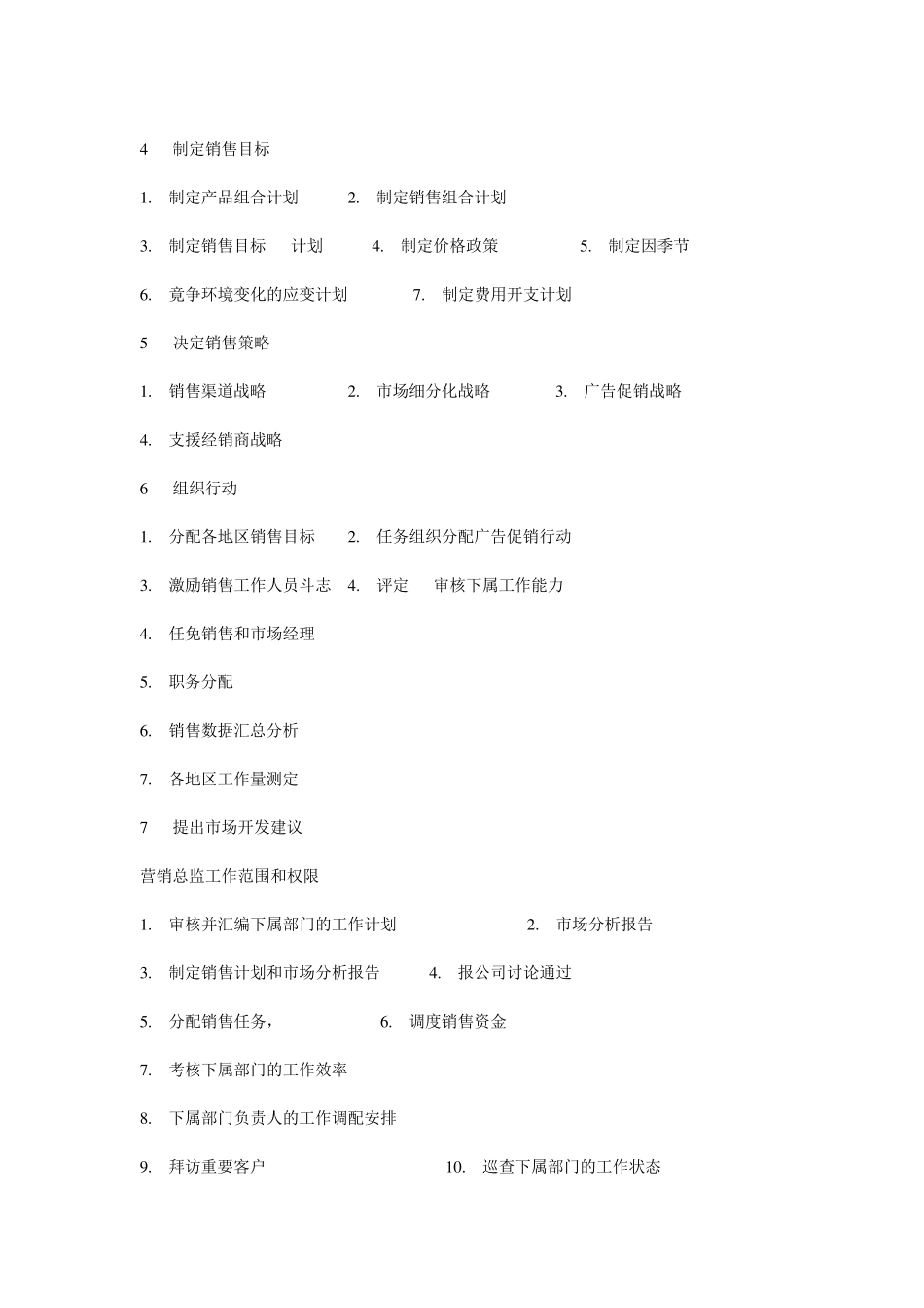 房地产集团营销总监岗位职责_第2页