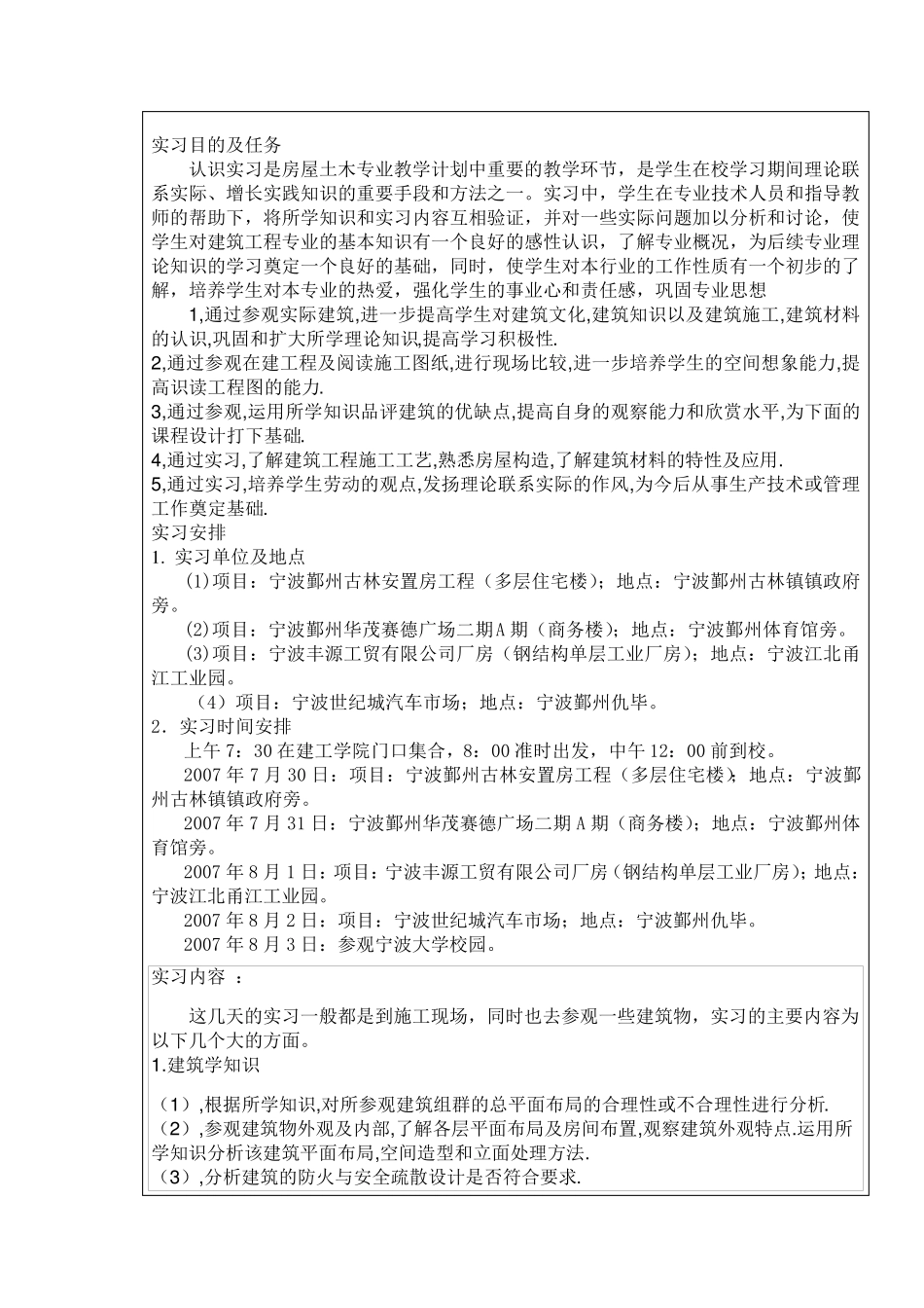 房屋建筑学实习报告_第2页