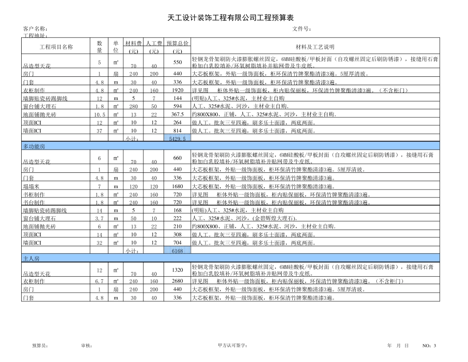 房屋装修报价表_第3页
