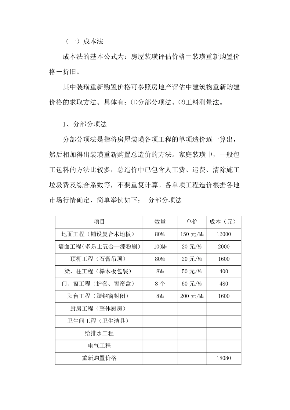房屋装饰装璜价值评估_第3页