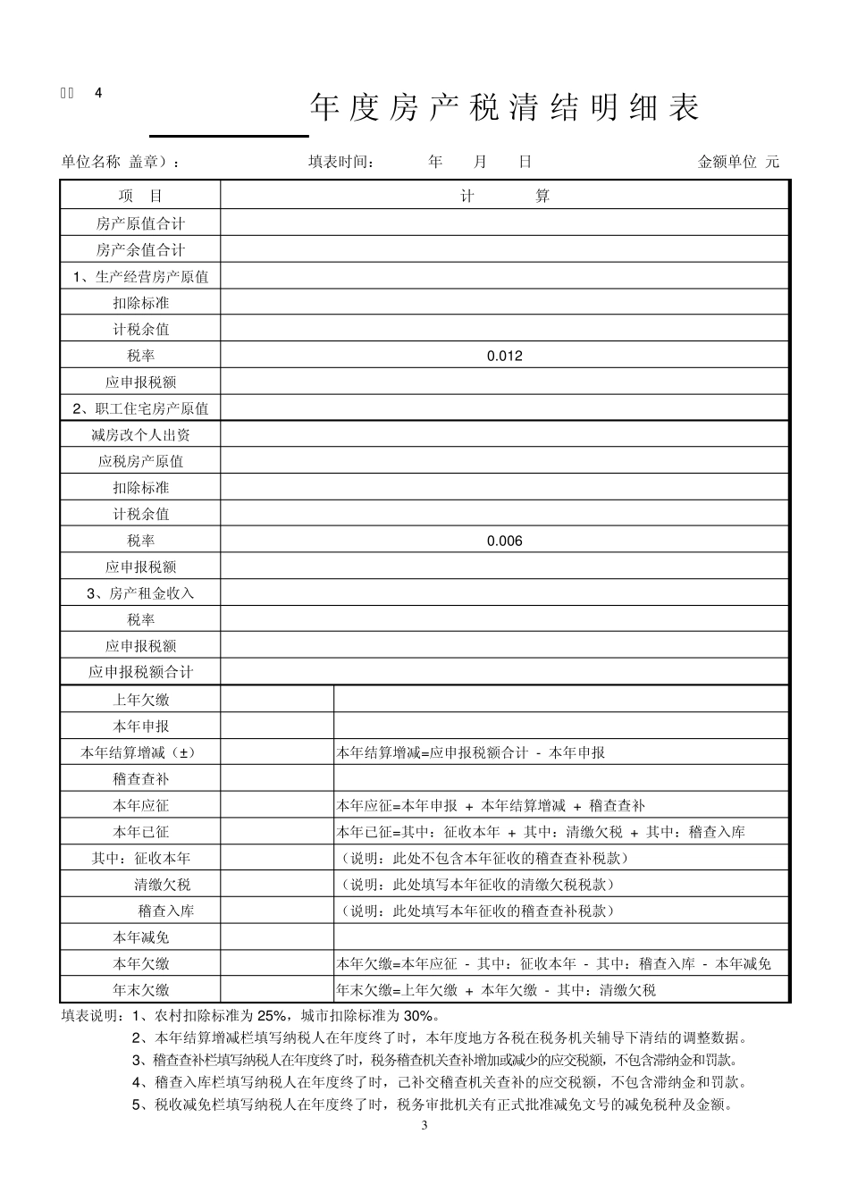 所得税汇算清缴表格(直式)_第3页