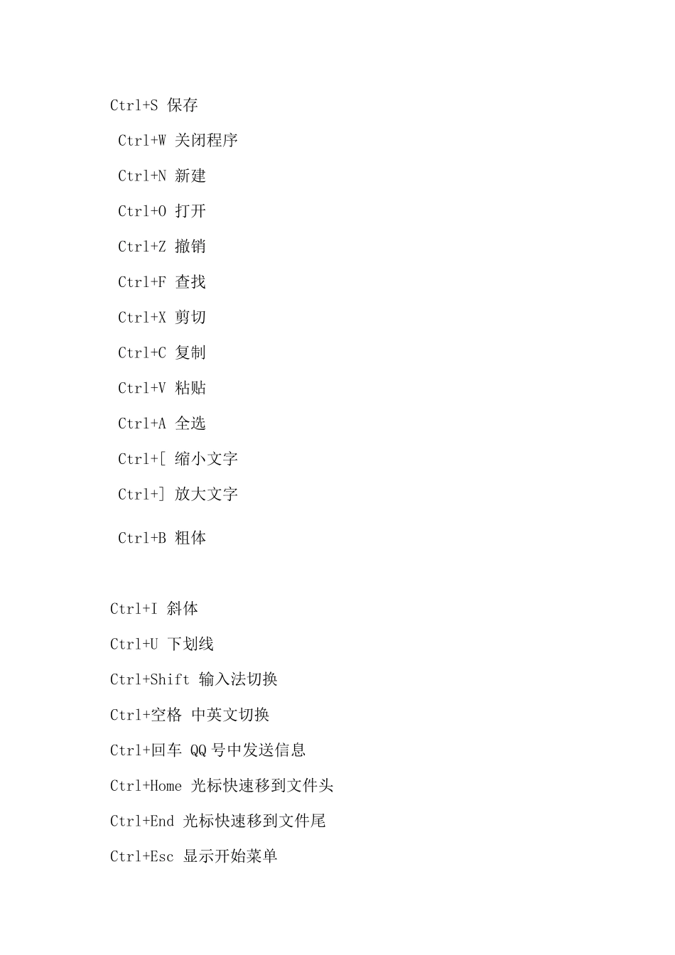 所有电脑快捷键输入法_第1页