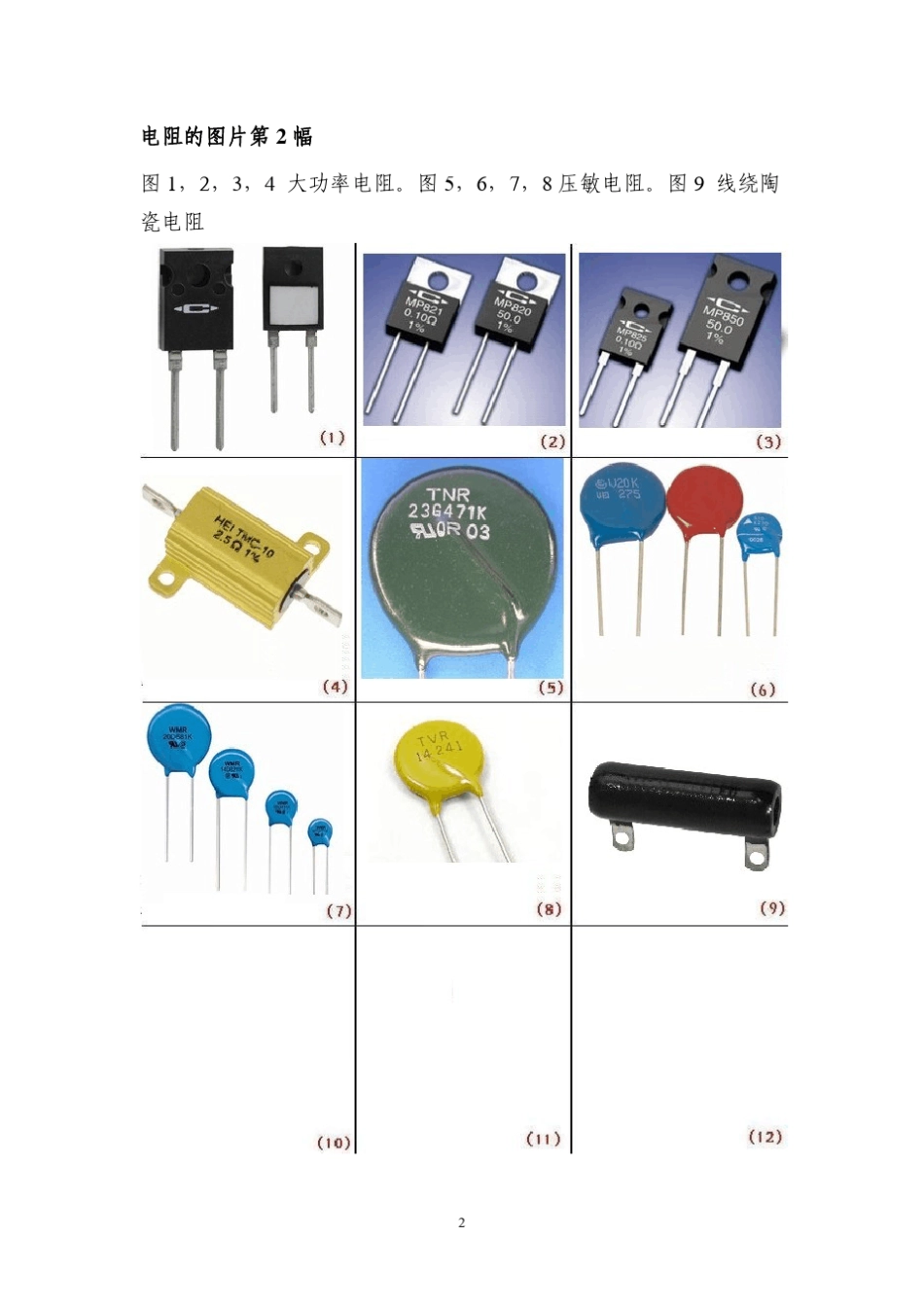 所有电子元件实物照片学习_第2页