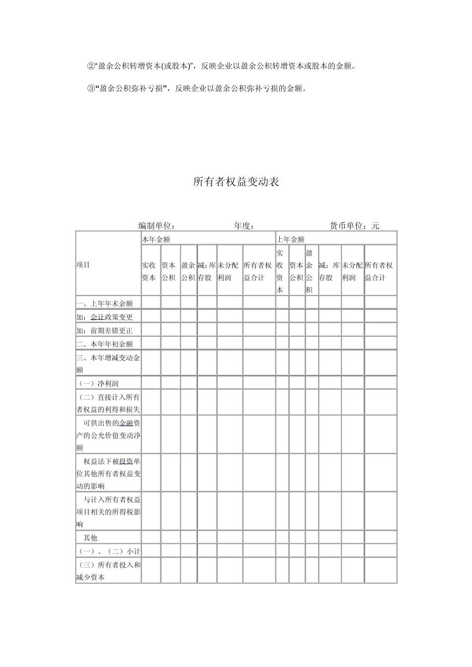 所有者权益变动表新_第3页