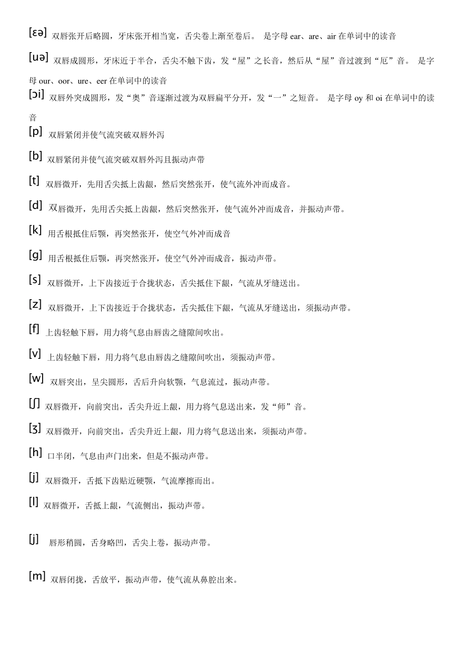 所有英语音标的读法大全_第2页
