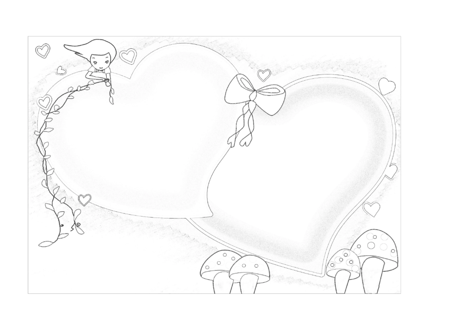 手抄报模板(可涂色、可直接打印)_第3页