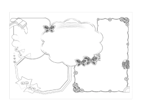 手抄报模板4篇(可涂色、可直接打印