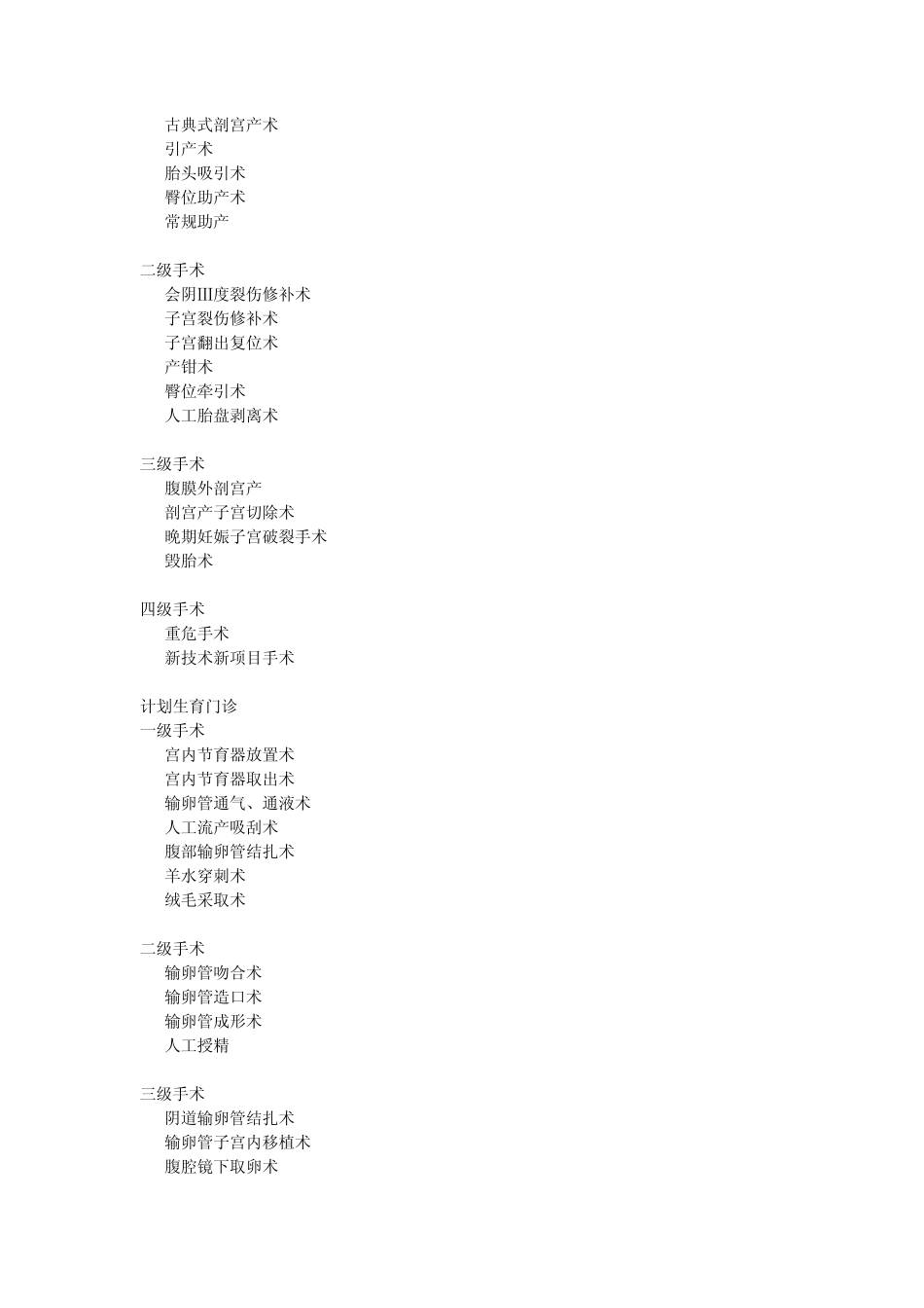 手术分级标准_第2页