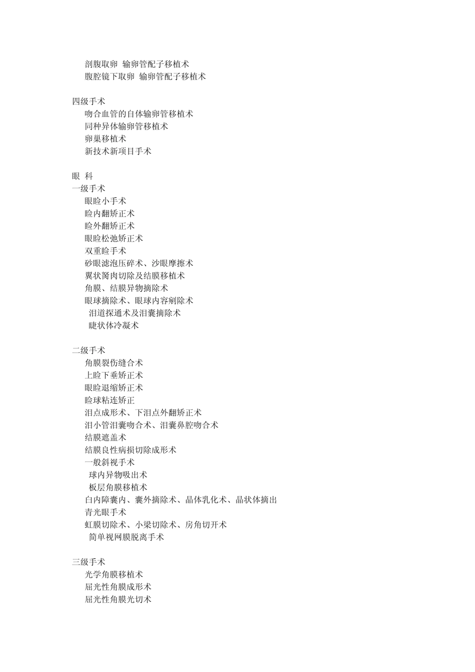 手术分级标准_第3页