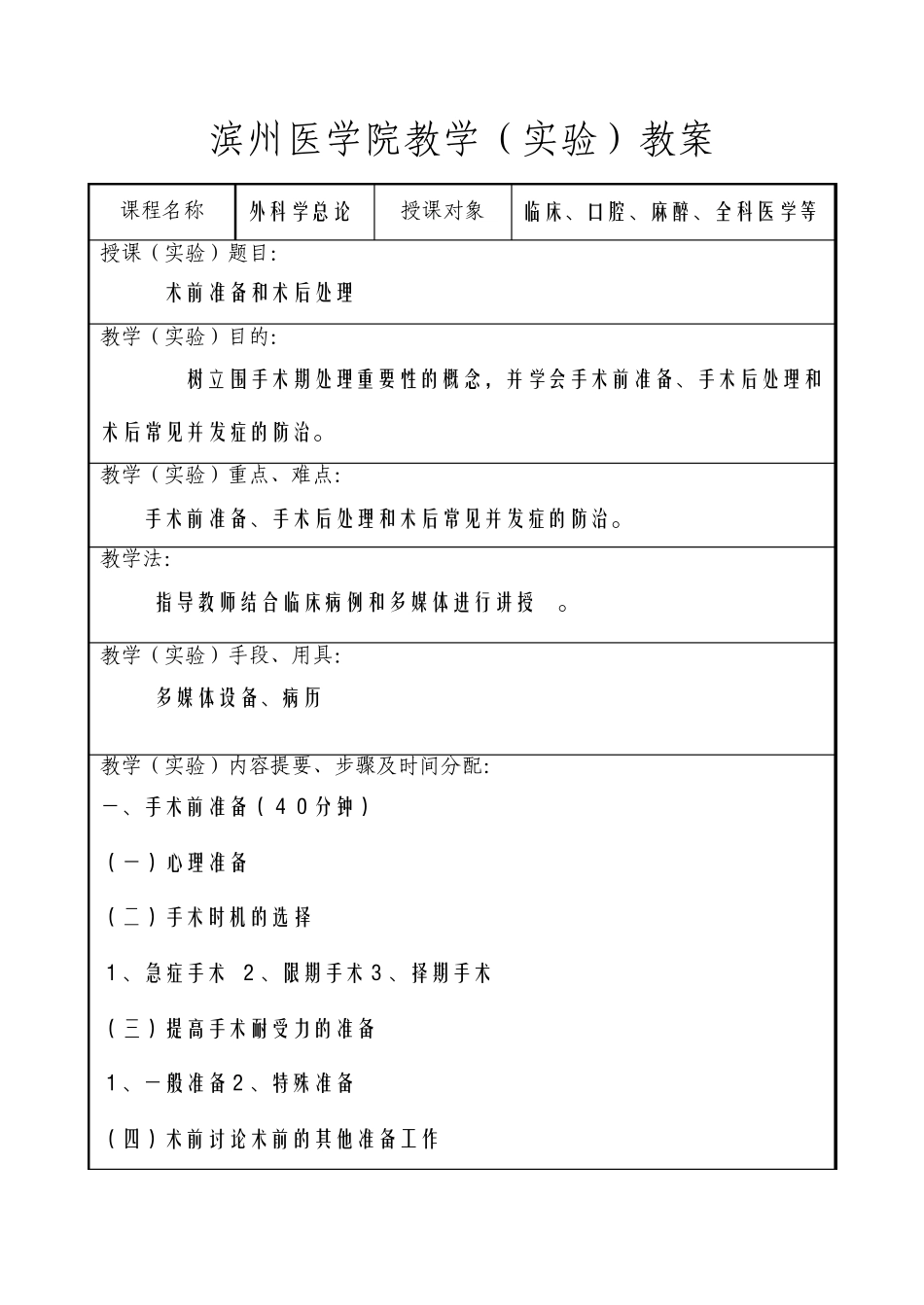 手术前准备和手术后处理_第1页