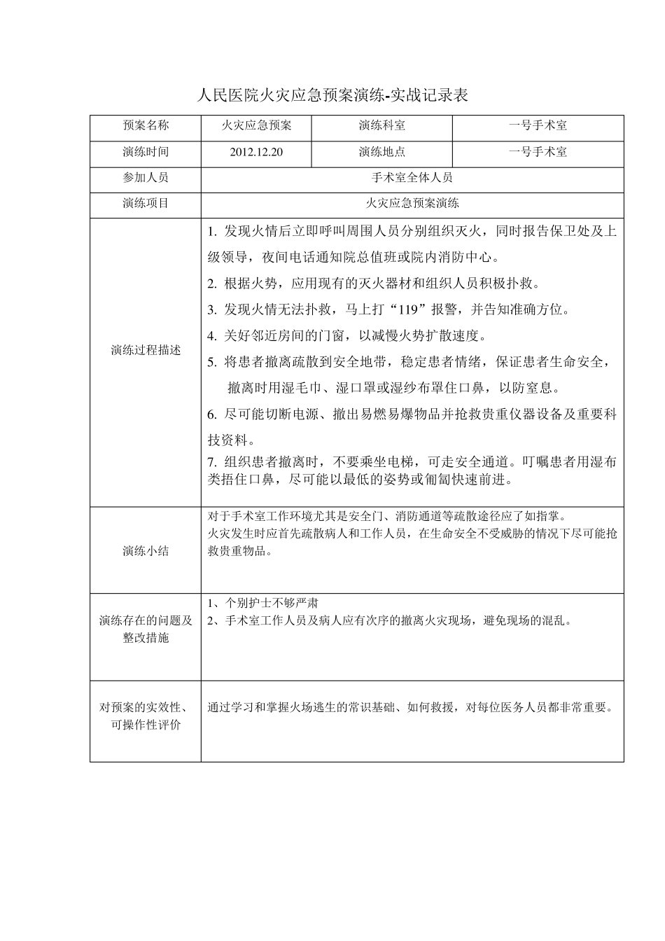 手术室应急预案演练_第2页