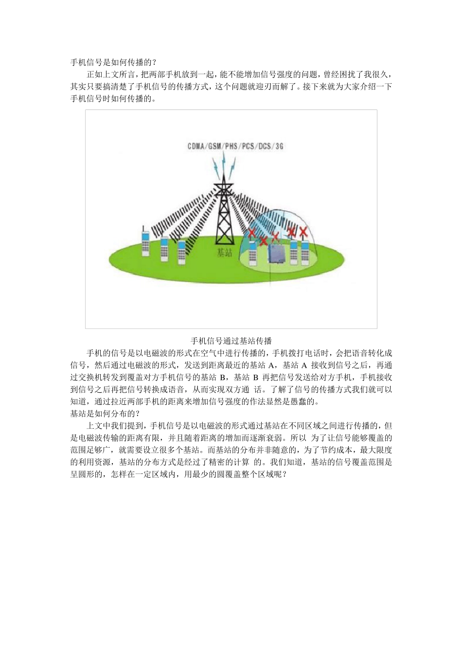 手机信号是如何传播的？_第1页