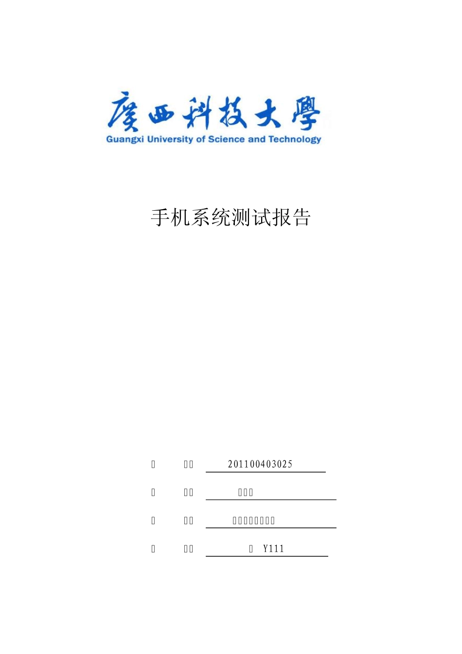 手机系统测试报告_第1页