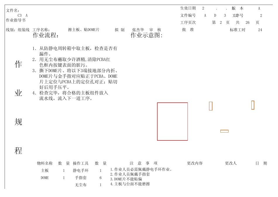手机组装作业指导书A_第2页