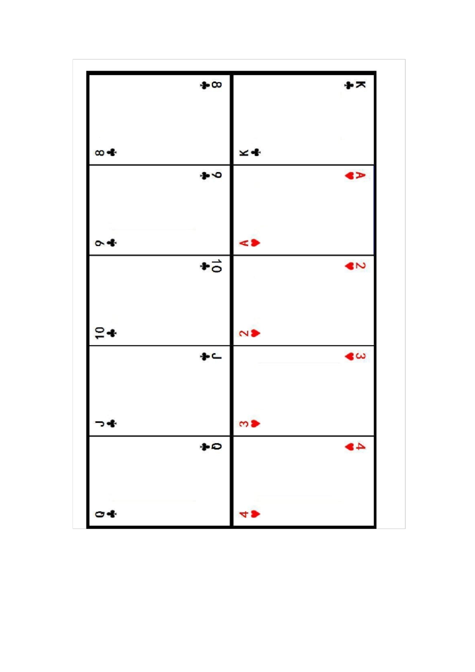 扑克打印模板(A4)_第3页