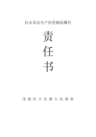 打击非法生产经营烟花爆竹