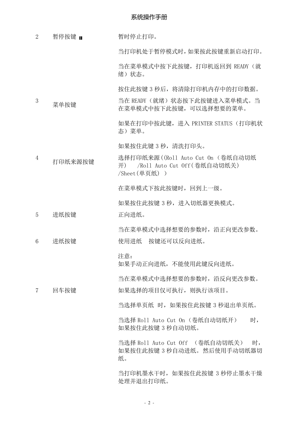 打印机操作手册_第2页