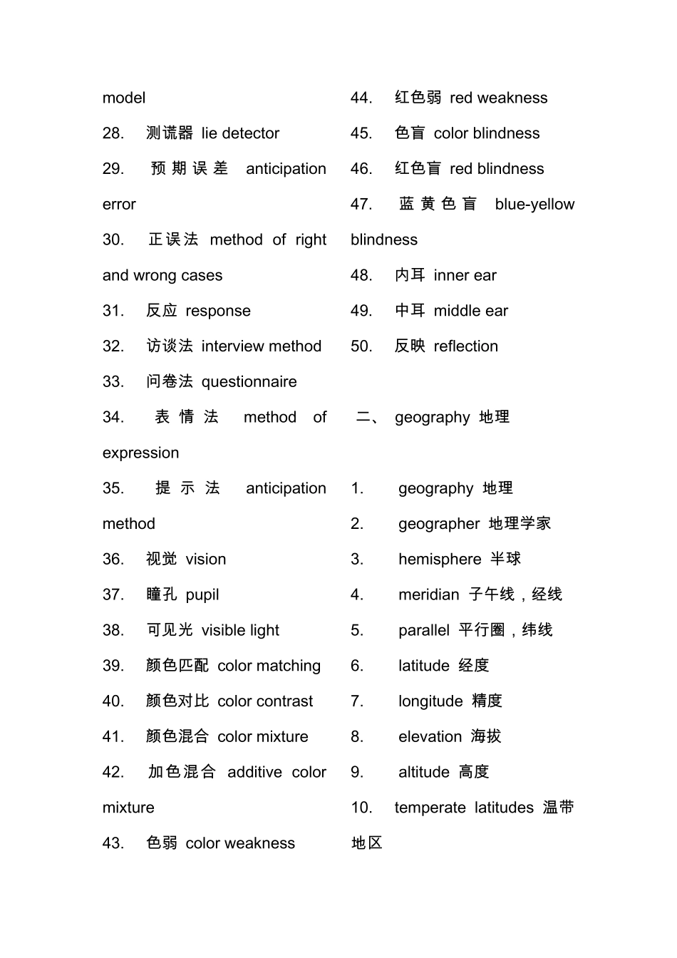 托福分类词汇表_第2页