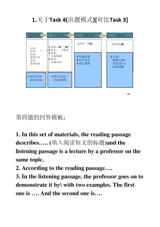 托福口语第四题