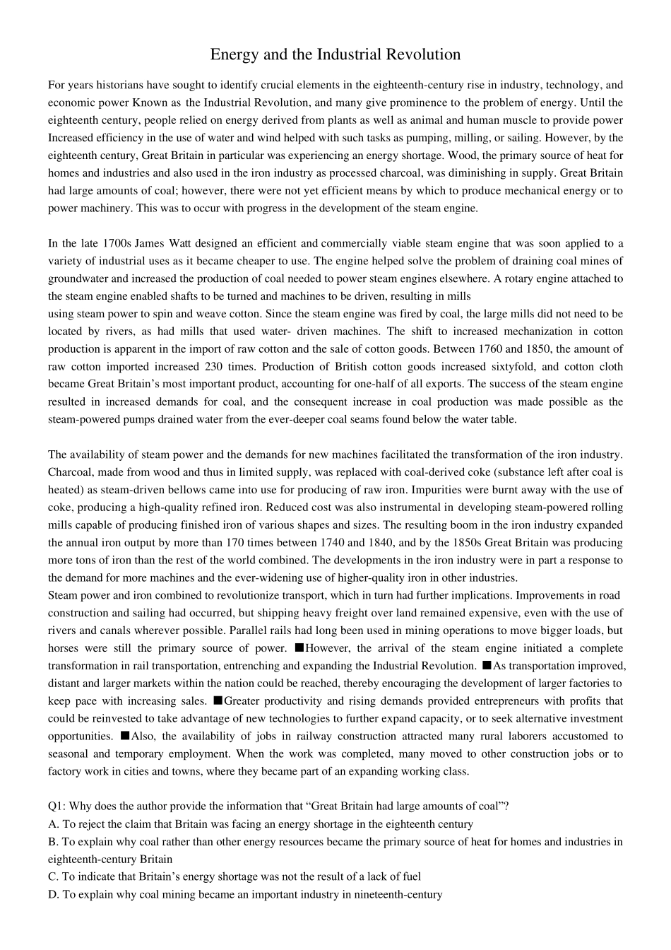 托福考试真题阅读TPO26reading阅读_第1页