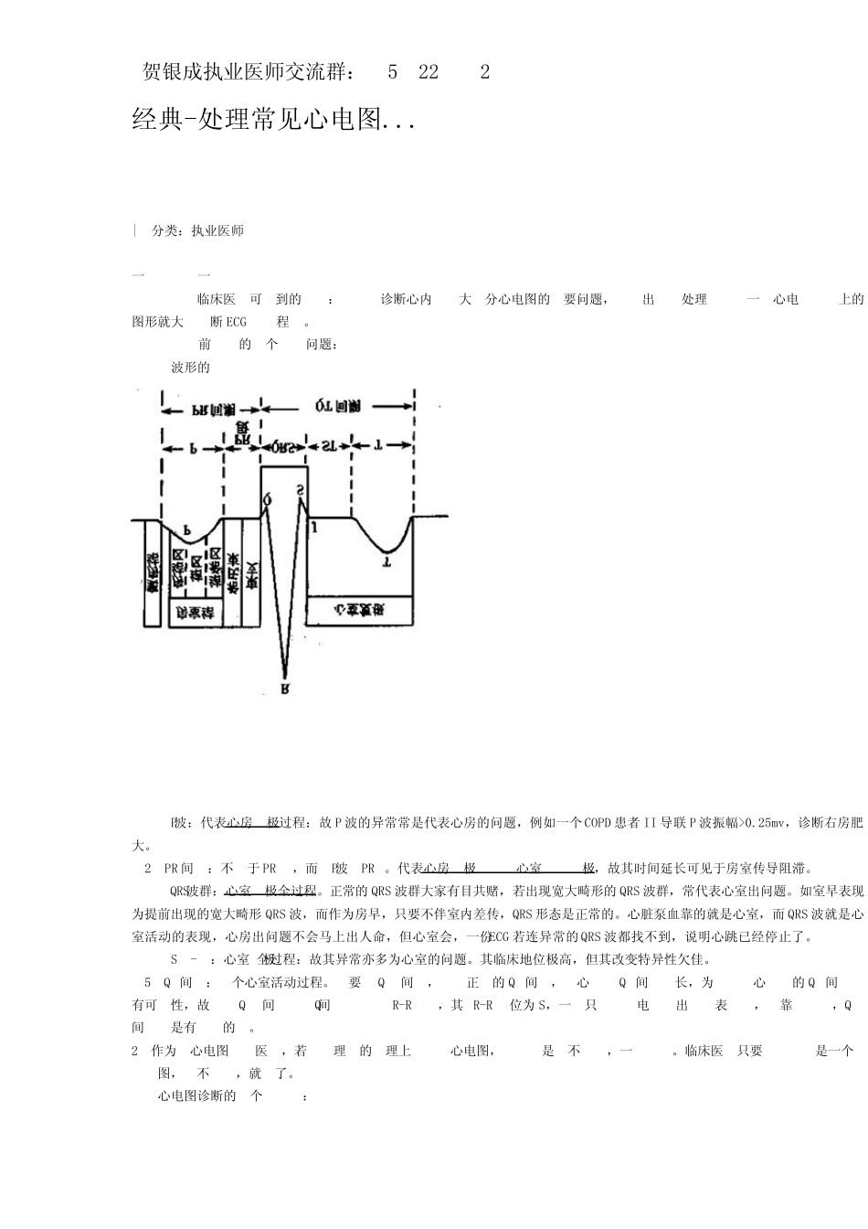 执医必考经典处理常见心电图_第1页