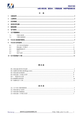 扩音机专用ICNS4160可替换XPT8871