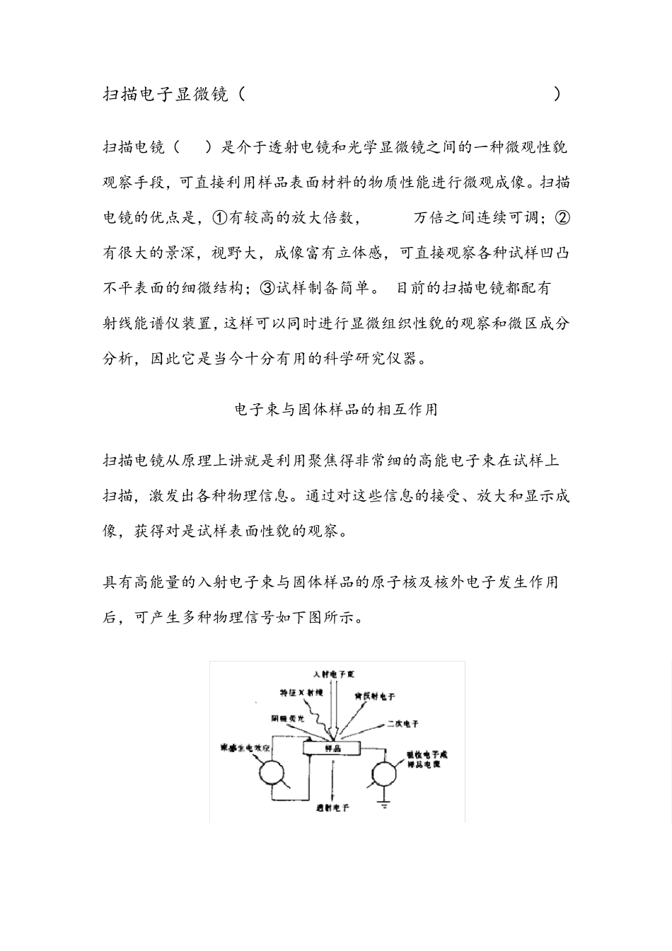扫描电镜SEM_第1页