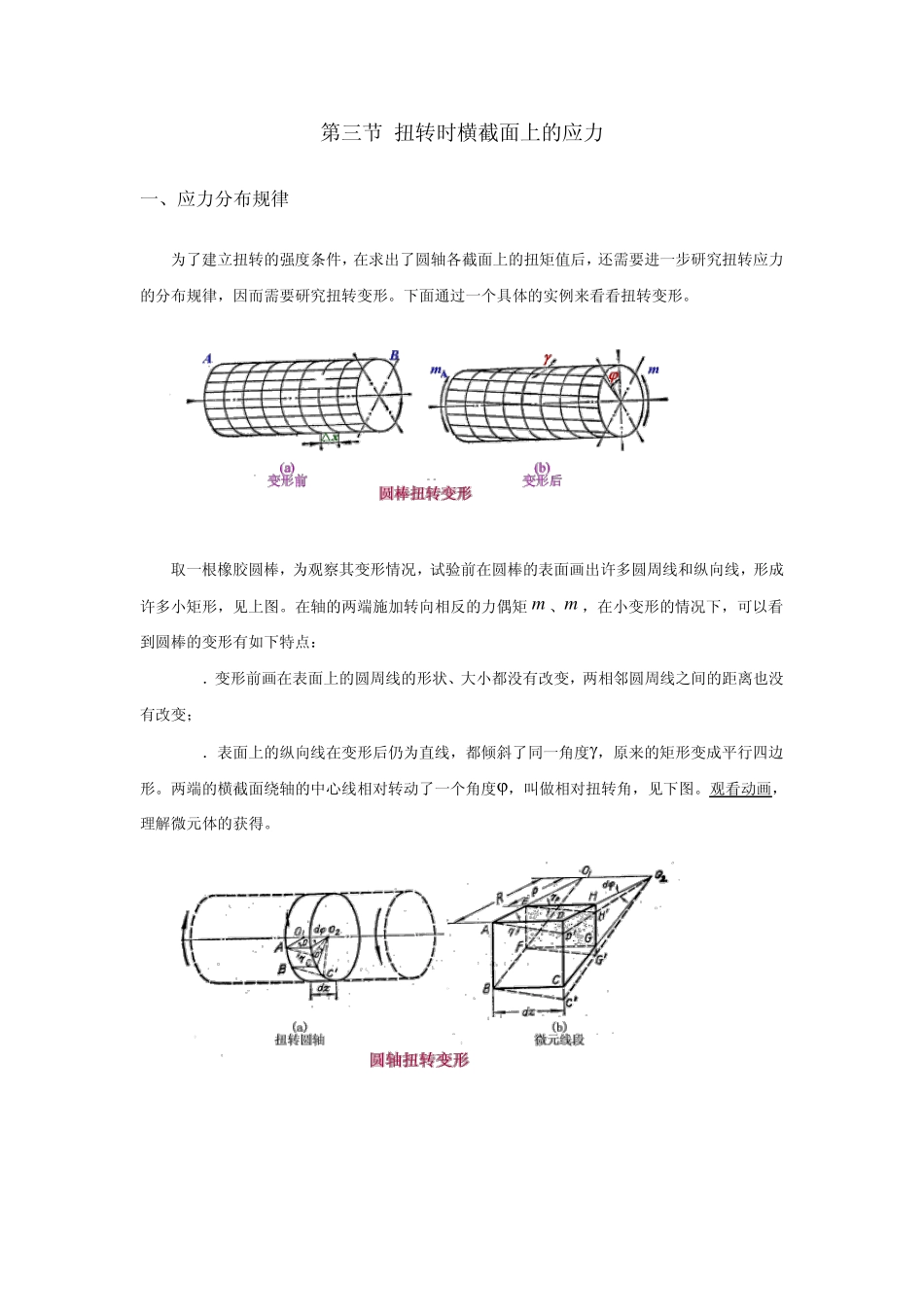 扭转时横截面上的应力_第1页