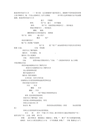 批处理常用命令大全