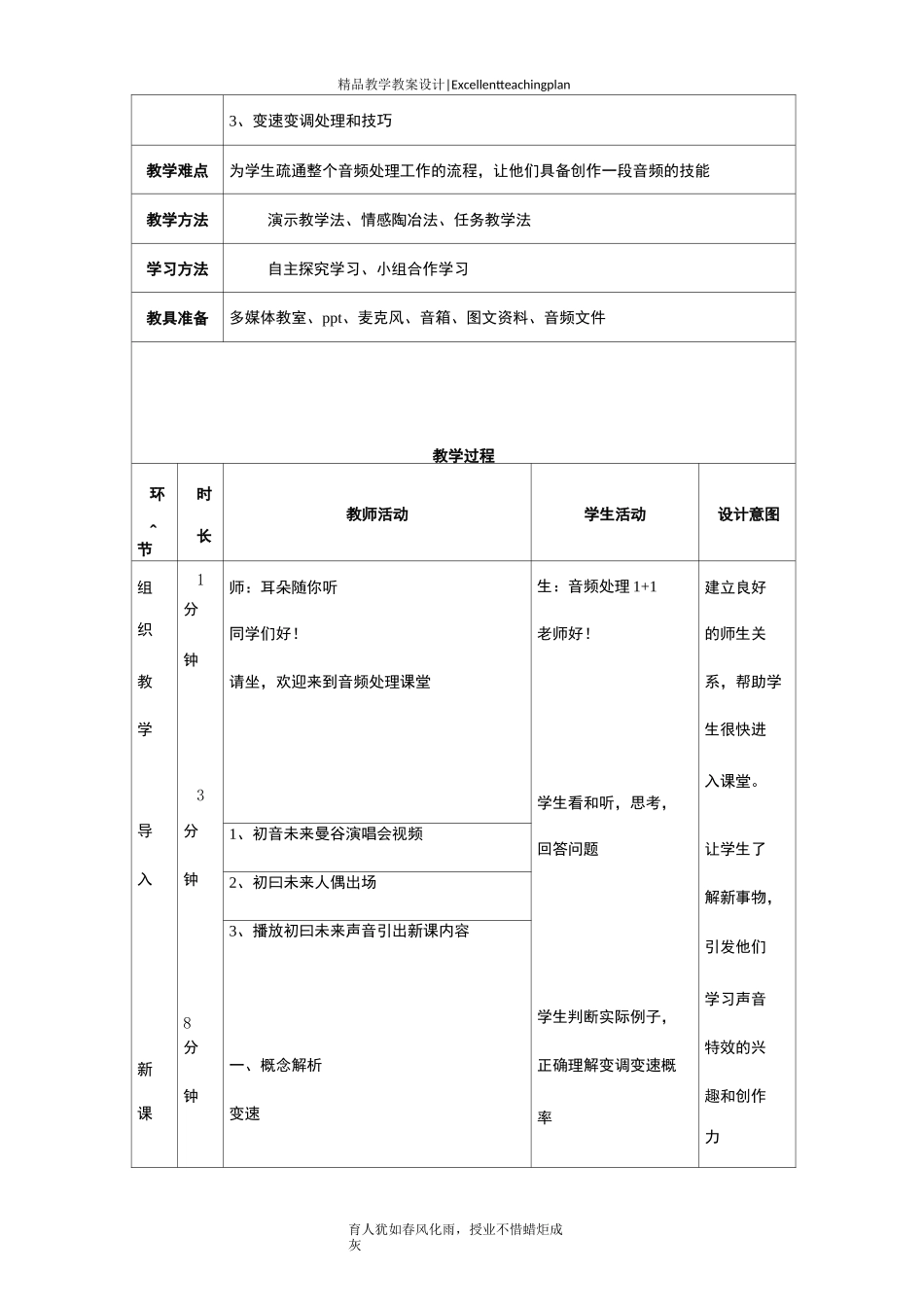 音频处理教学设计新部编版_第3页