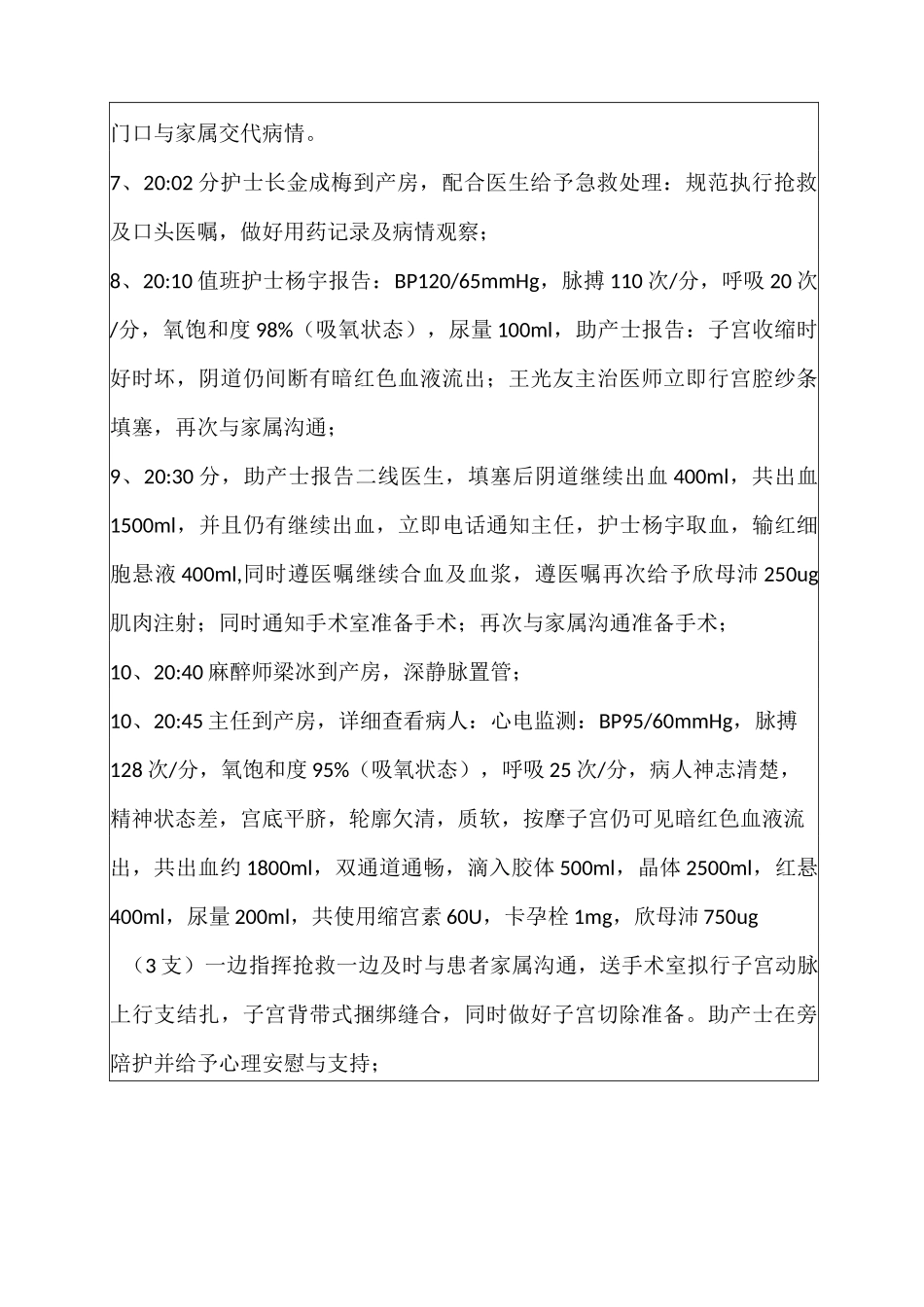产后出血抢救流程演练_第3页