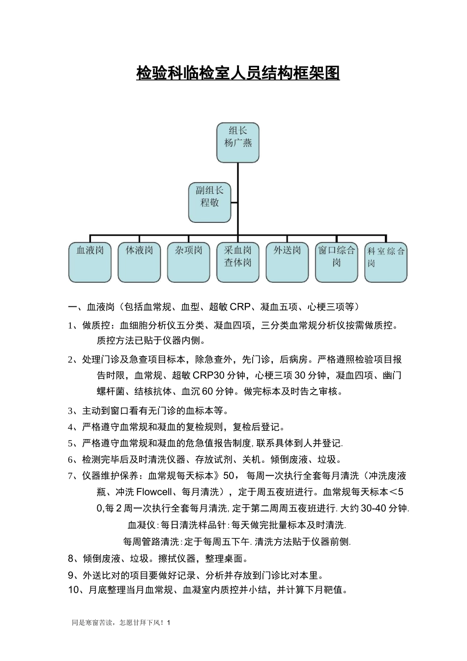 (新)检验科结构框架图_第1页