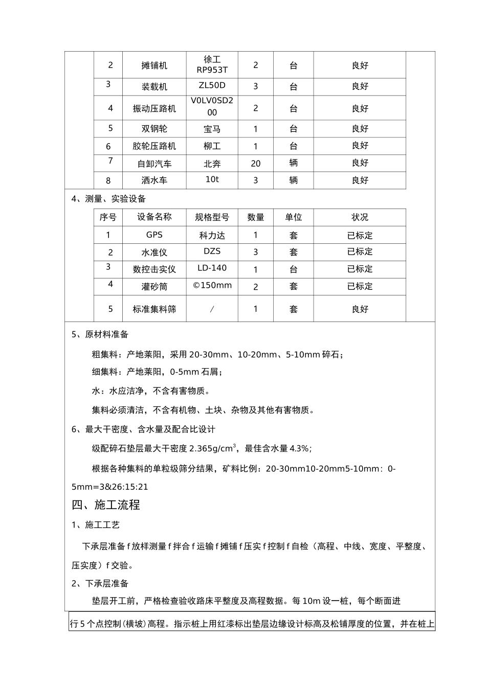 级配碎石垫层技术交底 _第3页
