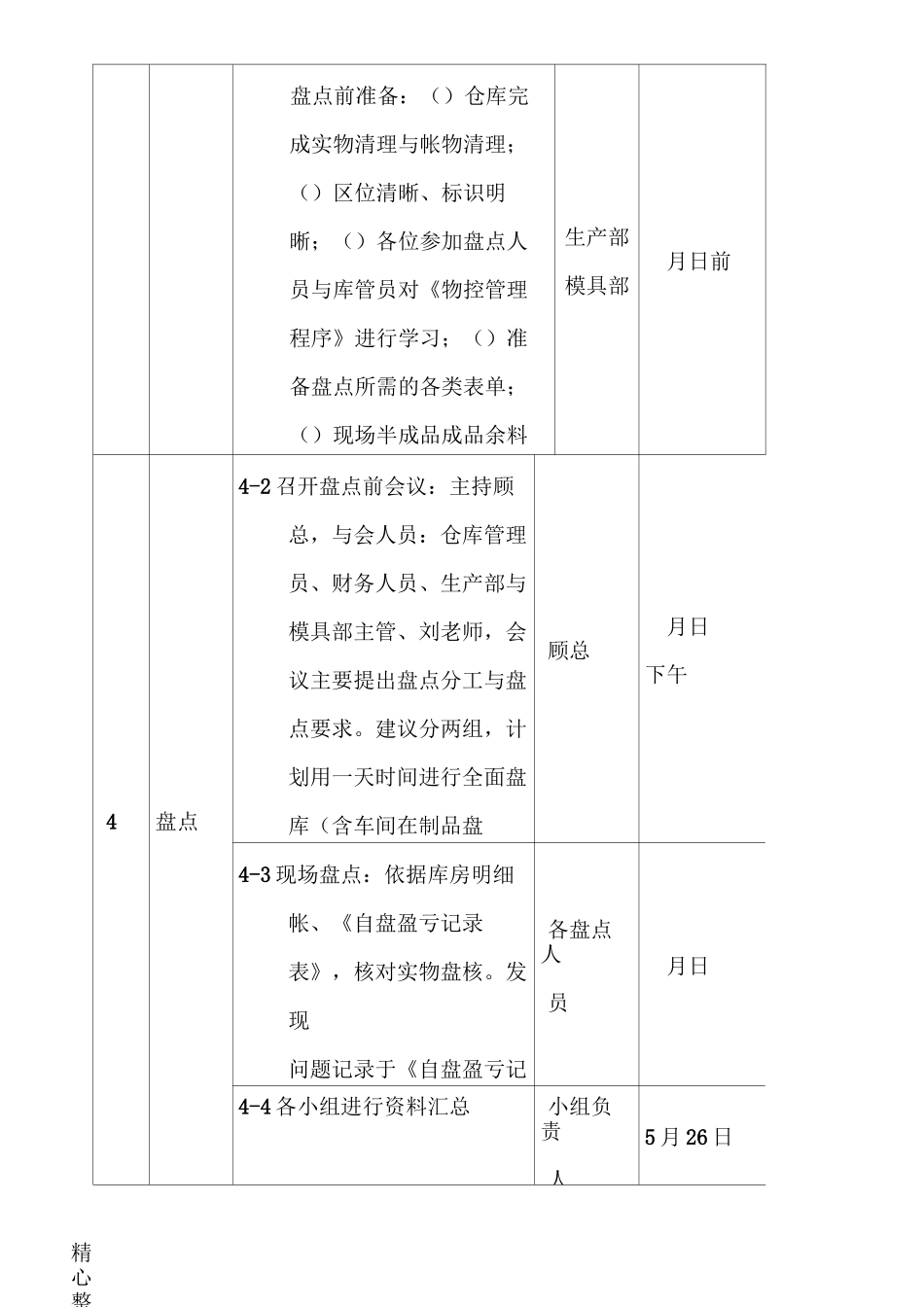 仓库清理方案_第3页