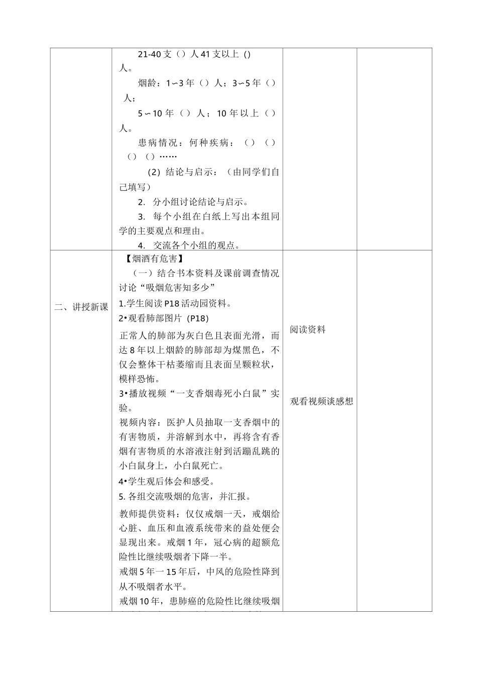 《主动拒绝烟酒与毒品》精品优秀教案1_第2页