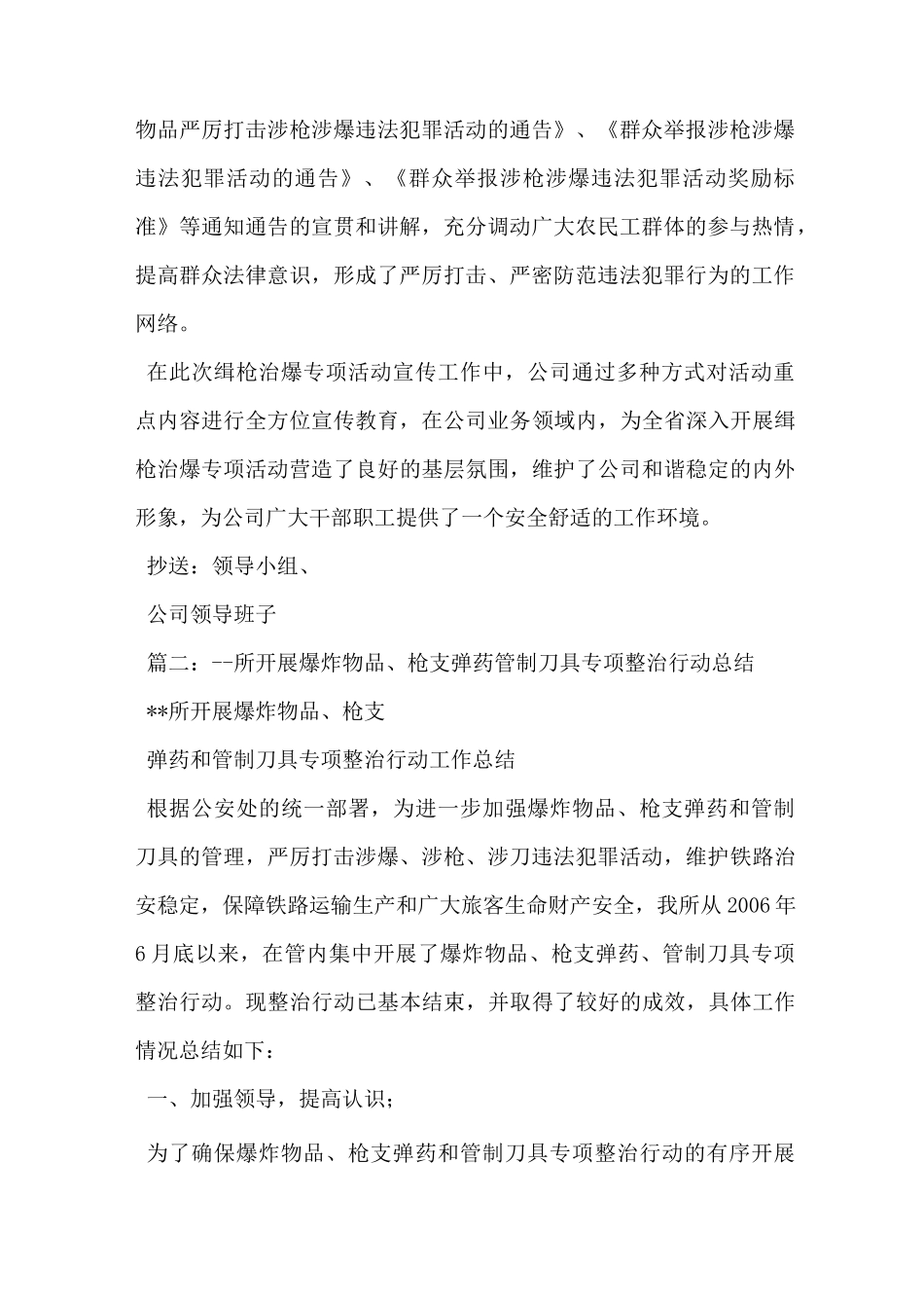 涉枪涉爆工作总结_第2页