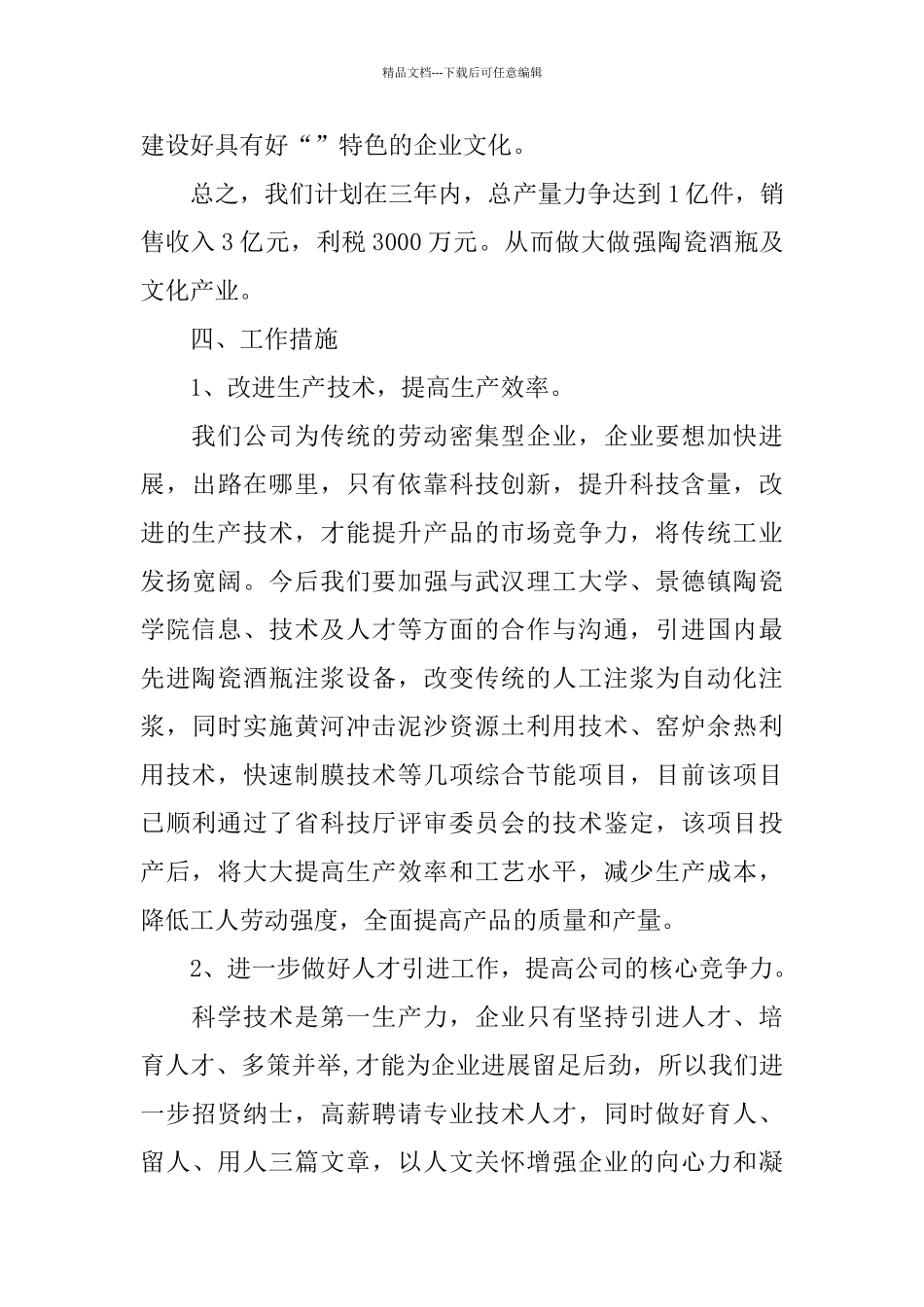 公司三年规划范文_第3页