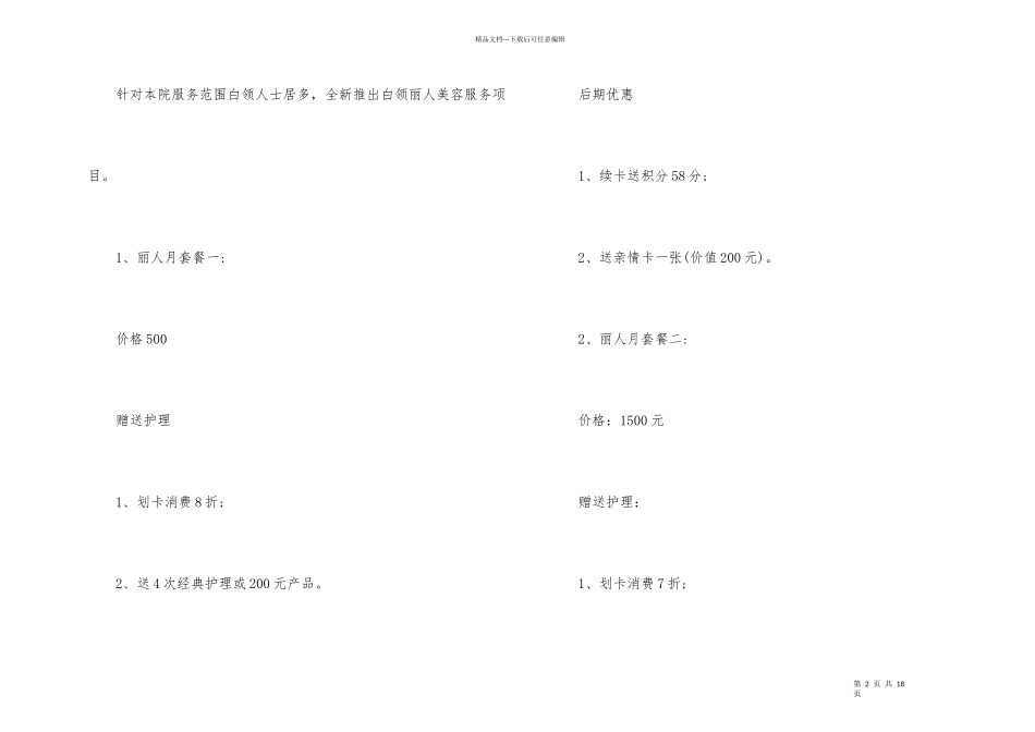 公司促销活动策划案_第2页